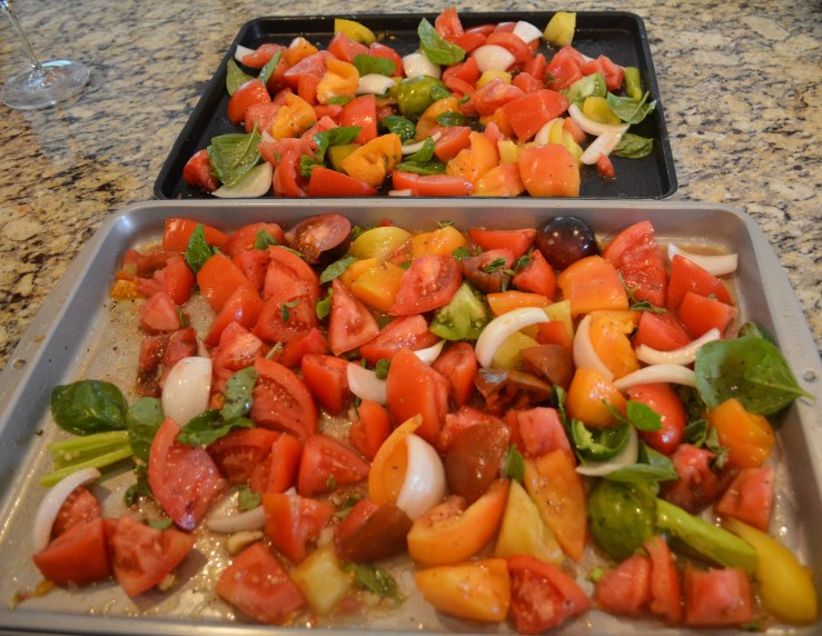 Tomatoes ready to go